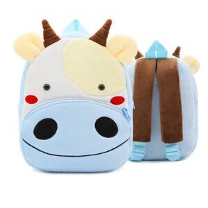 Cute Animal Plush Backpack for Toddlers Kids Gift Bag ( cows )